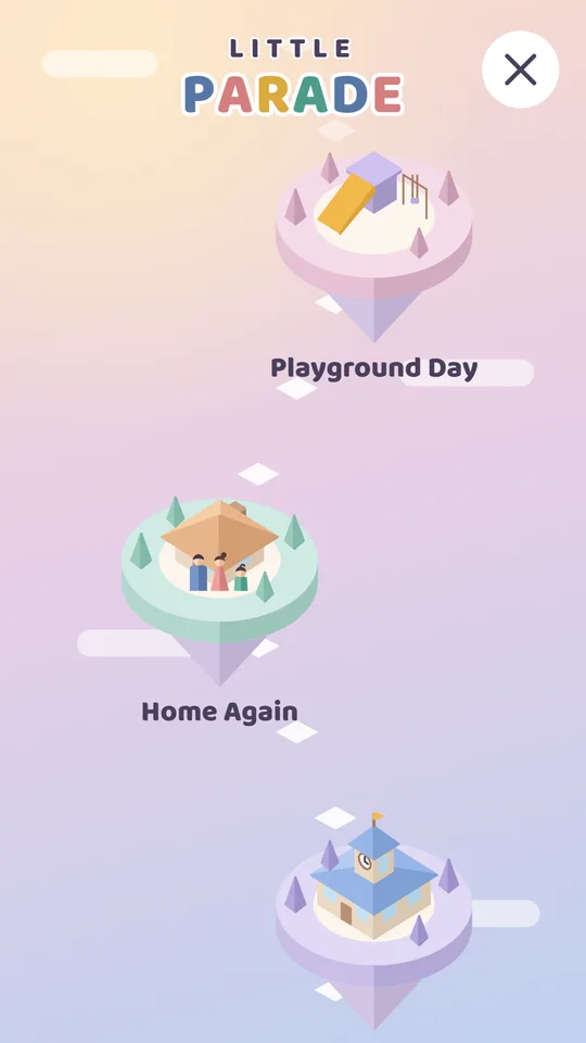 The islands map